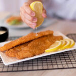 Filet de merluza rebozado - Caja de 6kg – Bolsa de 1 kg.