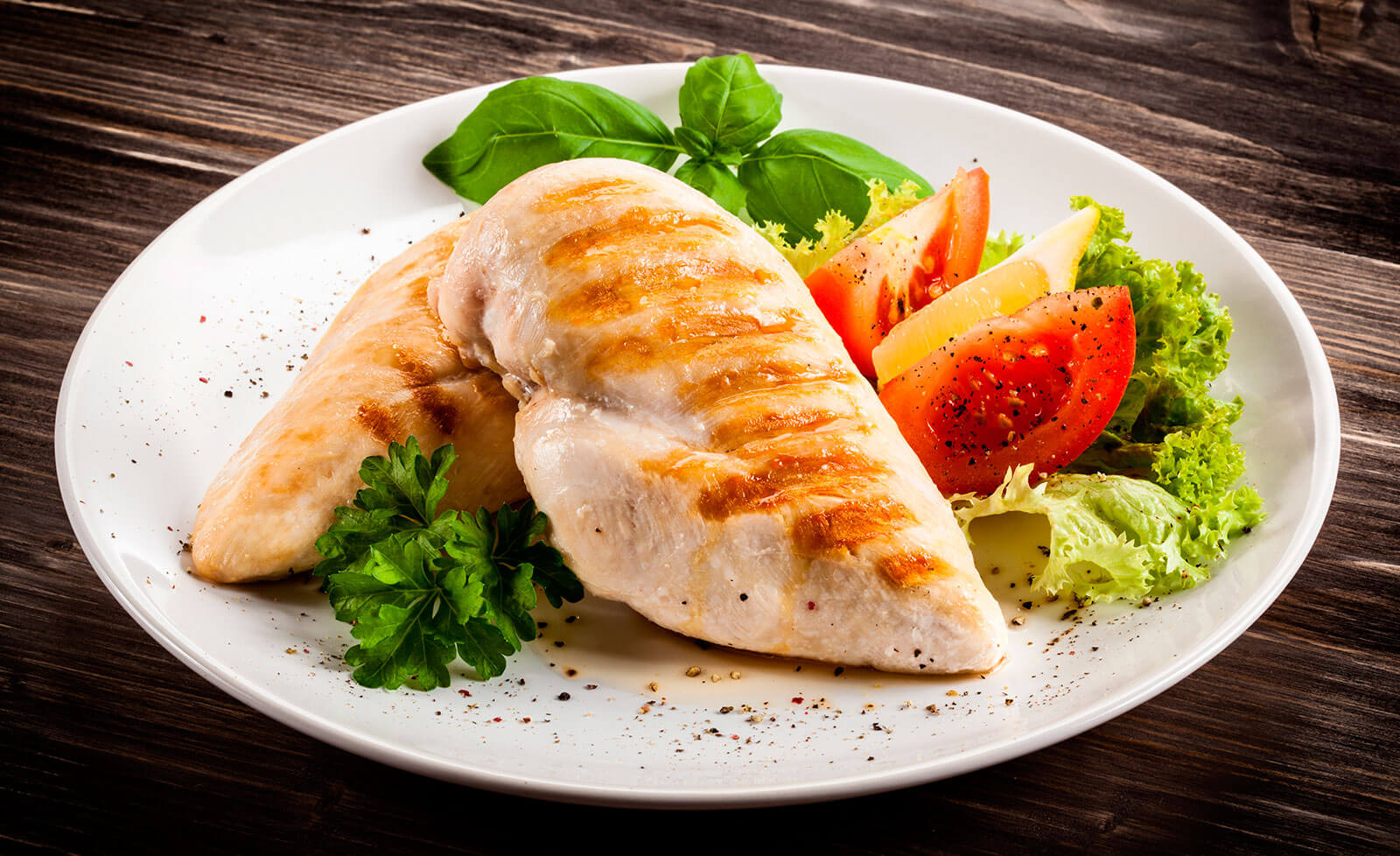 Filet de pechuga (100% cocido) - Caja de 5 kg – Flow pack de 1 kg.