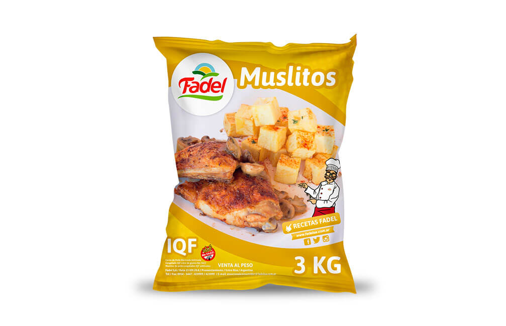 Muslitos Caja de 15 kg – Flow pack de 3 kg.